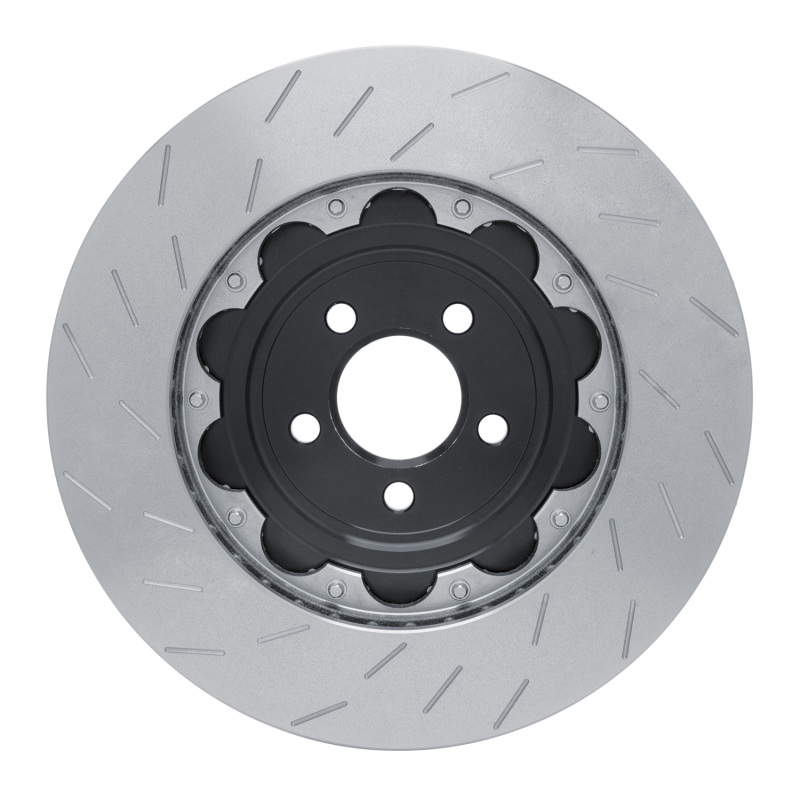 Dodge Challenger Brake Rotor (1) - Front - R1 Concepts - Hi-Carbon Alloy GEOMET Coated Rotor - Slotted - `15-`20